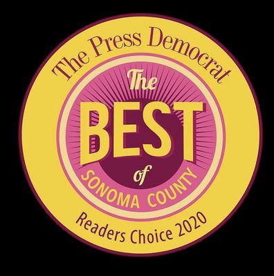 Thank you Sonoma County for your votes and trust in beting voted the Best Realtor of Sonoma County.