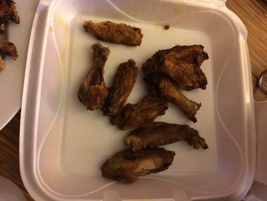 Shriveled up wings