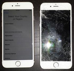 Before&After - iphone screen