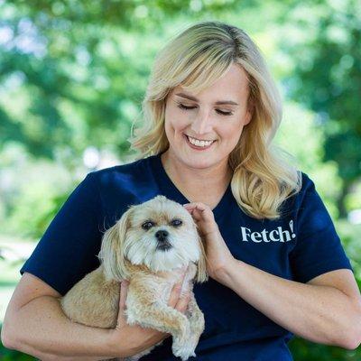 Pups love the extra TLC during a visit with Fetch owner Kim!