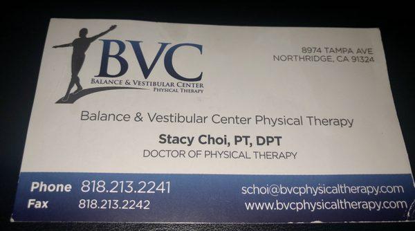 Stacy is a DPT and she is awesome.