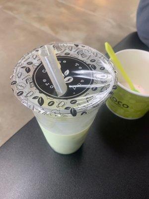 Honeydew boba is DELICIOUS!