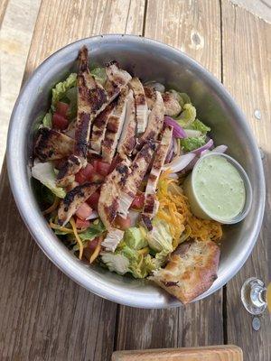 House salad with grilled chicken