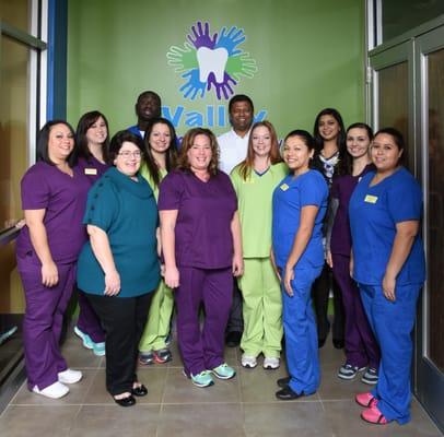 The Valley Pediatric Dentistry family ready to serve your children's dental needs.