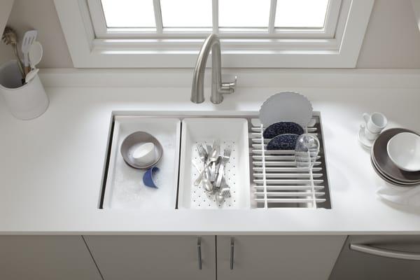 Take your kitchen sink's function to another level with the Prolific stainless steel sink from KOHLER.