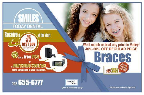 I love how low the payments are for braces!!