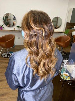 Balayage perfection! Exactly the warm hues I wanted for summer.