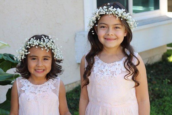 She even made some crowns for my flower girls! And rent a bunch of vintage frames and suitcases, which went perfect with my wedding theme!