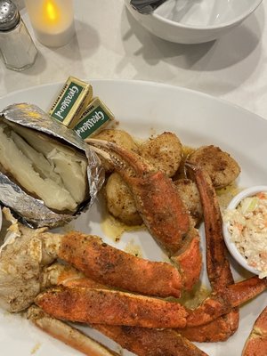 Scallops & Snow Crab Legs...delish!!!