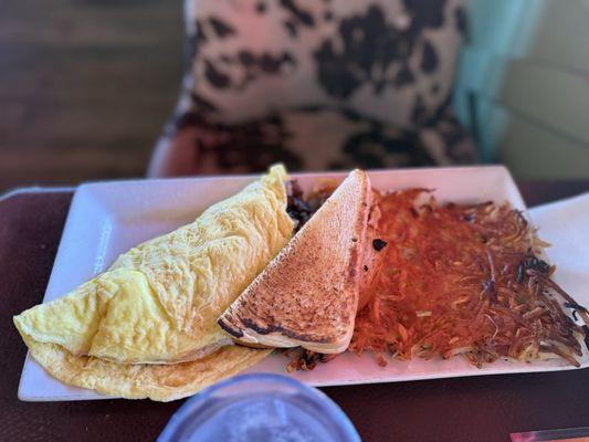 Best damn omelette I've had in a long time. Perfect cooking on the egg blanket and the insides were amazing combination of flavors.