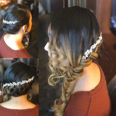 Bridal braid style