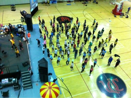 Dance marathon charity event.