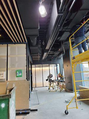 15th Street doing wood ceilings