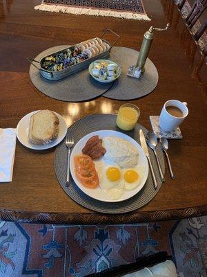 A fine breakfast!