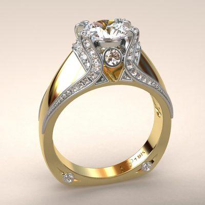 Italian Top Engagement Ring by Greg Neeley