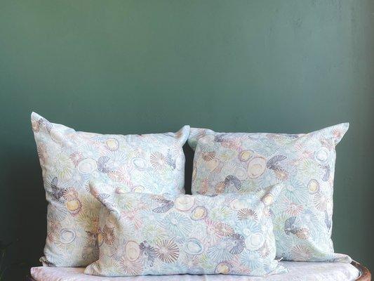 Pillow covers in fresh, modern prints inspired by our island home