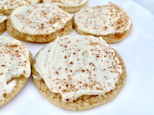 Eggnog Cookies, soft and chewy