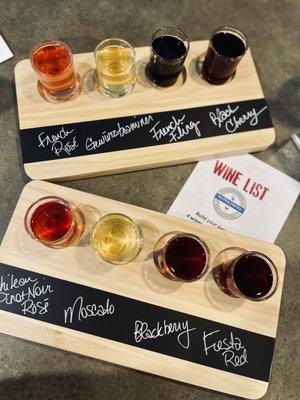 Wine flights