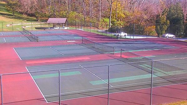 Tennis courts