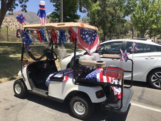 4th of July parade every year.