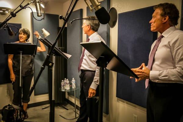 Plenty of room in the booth for multiple people.