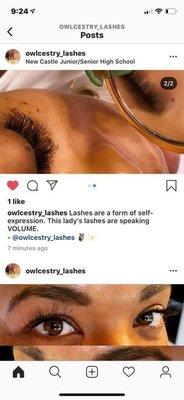 Follow our Instagram to stay up to date with promo specials.  Owlcestry_Lashes on Instagram.