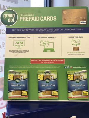 Pre-Paid Debit Cards (GreenDot)