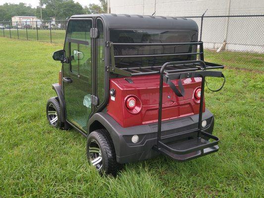 A/C Lithium Maroon CV-II golf cart