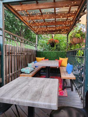 Outdoor seating