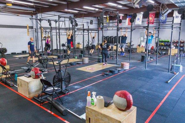 CrossFit gym with the space and safety measures to keep you safe!