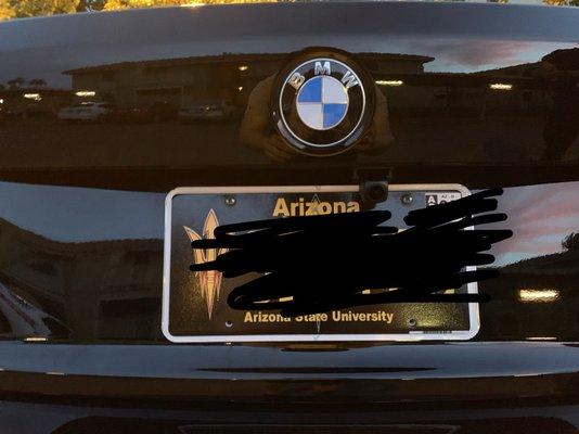 Installed a backup camera on my baby bimmer, looking factory!