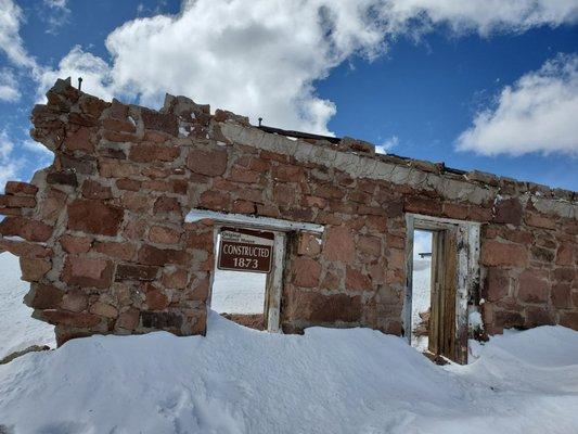 What's left of the original summit house