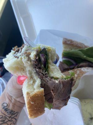 Roast beef sandwich