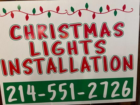 Call Epic Lawn Care for your Christmas lights installation! Great service, fast and reliable!