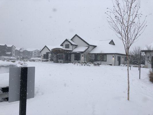 Clubhouse In The Snow