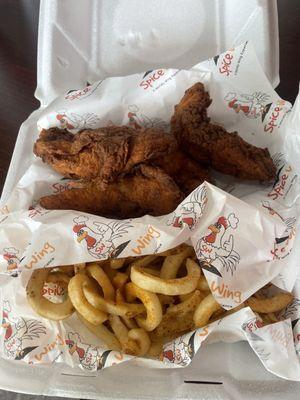 Tenders and fries