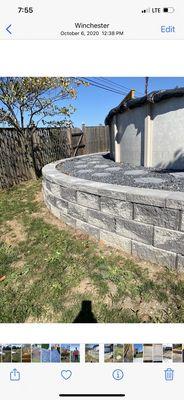 Retaining wall