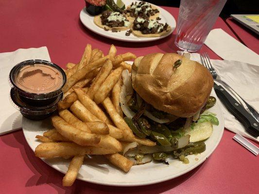 Jalapeño burger