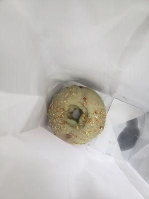 Matcha cake donut