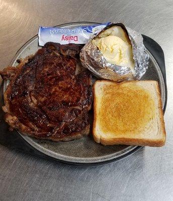 Ribeye dinner