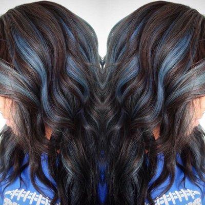 Blue highlights by Brittany Giles