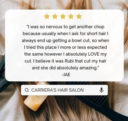 review of hair salon in se side of san antonio