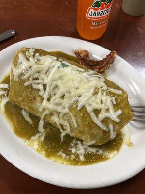 Burrito Mojado w/ Lengua