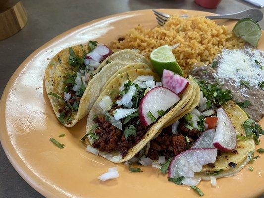 Chorizo tacos yum