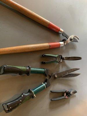 Garden Tools Sharpen here