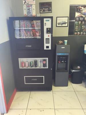 Vending machine and water fountain