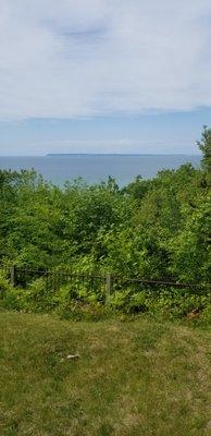 Lake Michigan and south Manitou island