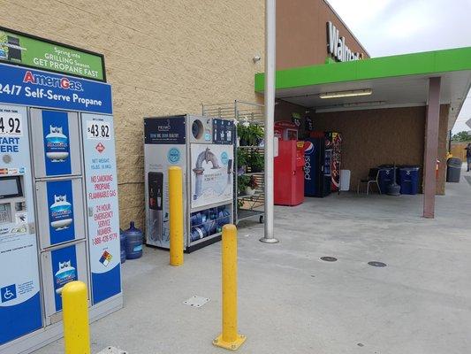 Front of store; RedBox, propane, and more.