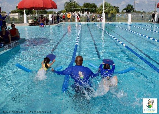 Kicking is an integral part of learning to swim