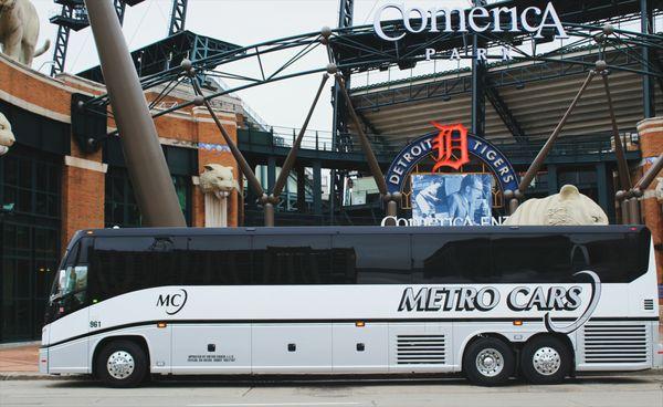 Metro Cars can move any size group! Our fleet consists of our NEW 2024 model 56-passenger Motor Coaches.